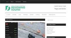 Desktop Screenshot of designingsound.org
