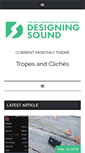 Mobile Screenshot of designingsound.org